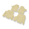 Tapis de Sol Velours adapté pour Mercedes-Benz Vito W639 (2003-2014) - Premium tapis de voiture - beige