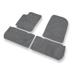 Tapis de Sol Velours adapté pour Citroen Xsara Picasso Monospace (1999-2011) - Premium tapis de voiture - gris