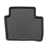 Tapis de sol en TPE adapté pour Nissan Qashqai III MHEV Mild Hybrid Crossover (06.2021-....) - tapis de voiture - noir