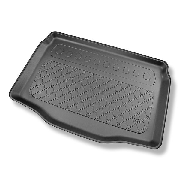 Kit tapis de coffre et tapis de voiture TPE pour: Fiat 600e Hayon (09.2023-....) - coffre inférieur;modèles sans plancher amovible du coffre