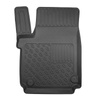 Tapis de sol en TPE adapté pour Volkswagen Amarok Pick-Up (08.2010-....) - cabine double - tapis de voiture - noir