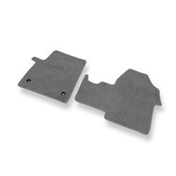 Tapis de Sol Velours adapté pour Citroen SpaceTourer Van (2016-....) - Premium tapis de voiture - gris