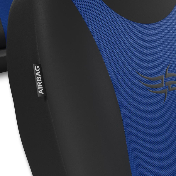 Housses de siège adaptées pour Alfa Romeo MiTo (2008-2018) - housse siege voiture universelles - couverture siege - TR-BL