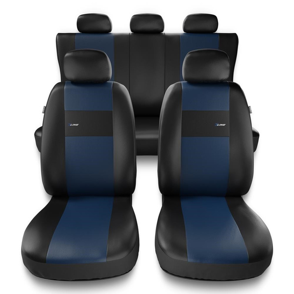 Housses de siège adaptées pour Alfa Romeo Giulia (2015-....) - housse siege voiture universelles - couverture siege - XL-BL