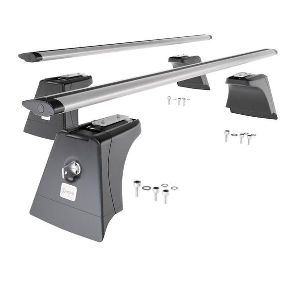 Barres de toit en aluminium adapté pour Suzuki Across SUV (2021-....) - Porte-Bagages de Voiture argent - rails intégrés