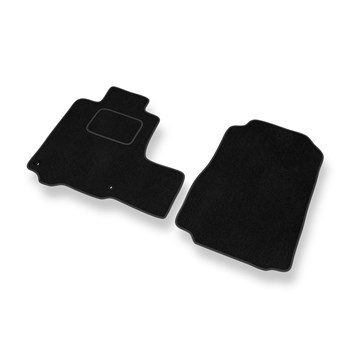 Tapis de Sol Velours adapté pour Honda CR-V III (2007-2012) - Premium tapis de voiture - noir