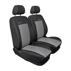 Housses de siège sur mesure adaptées pour Peugeot Partner II Van (2008-2018) seulement les sièges avant - deux simple - housse siege voiture - couverture siege - E2