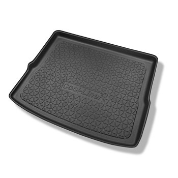 Tapis de coffre adapté pour BMW X1 F48, U11 SAV (10.2015-09.2022) - bac de coffre - protection de coffre voiture - banquette arrière coulissante (arrière - avant); non pour version Plug-in hybride
