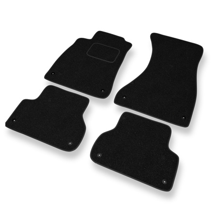 Tapis de Sol Feutres adapté pour Audi A4 B9 (2015-....) - tapis de voiture - noir