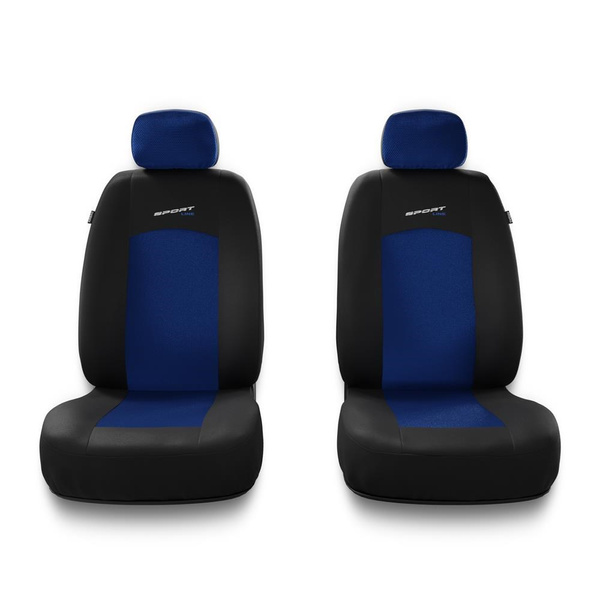 Housses de siège adaptées pour Fiat Cinquecento (1991-1998) - housse siege voiture universelles - couverture siege - S-BL