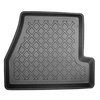 Tapis de sol en TPE adapté pour Ford Focus III Break (03.2011-08.2018) - tapis de voiture - noir