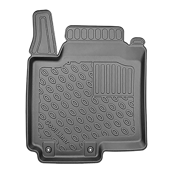 Kit tapis de coffre et tapis de voiture TPE pour: Hyundai i20 III BC3 Hayon (10.2020-....) - coffre supérieur;plancher double du coffre en position haute;également pour les hybrides;avec caisson de graves