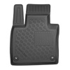 Tapis de sol en TPE adapté pour Volvo XC90 II SUV (05.2015-....) - 5 ou 7 sièges; sans la troisième rangée de sièges; aussi pour Plug-in Hybrid Recharge - tapis de voiture - noir