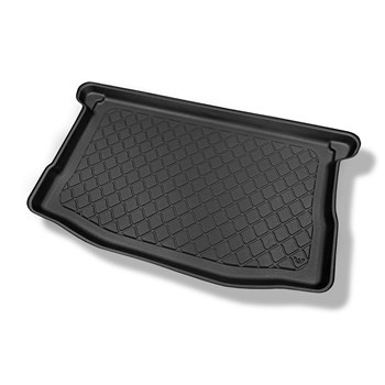 Tapis de coffre adapté pour Suzuki Baleno II Hayon (05.2016-11.2019) - bac de coffre - protection de coffre voiture - coffre supérieur (seuil de chargement plat)