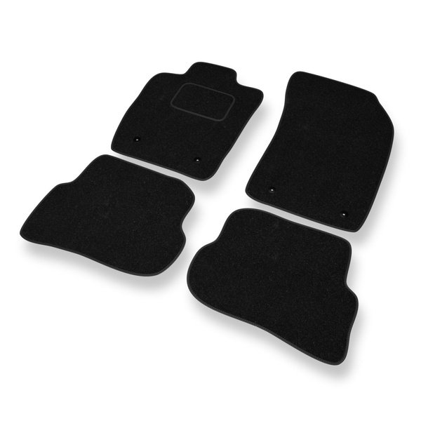 Tapis de Sol Feutres adapté pour Audi A1 I 8X Hayon, Sportback (2010-2018) - tapis de voiture - noir