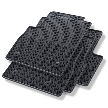 Tapis de sol en caoutchouc adapté pour Opel Astra K (2015-2022) - tapis de voiture - noir