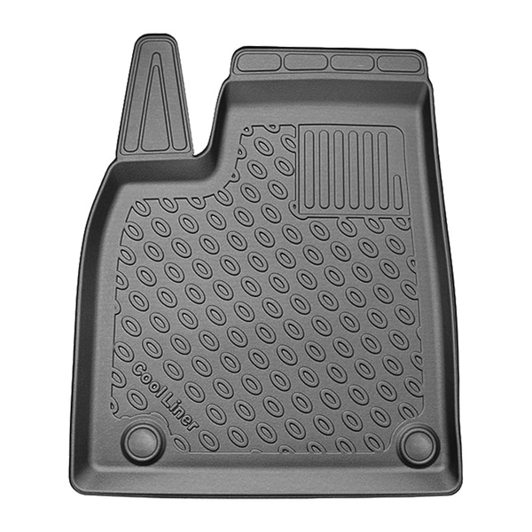 Kit tapis de coffre et tapis de voiture TPE pour: Tesla Model X SUV (01.2021-....) - 6/7 places;pour la 3ème rangée de sièges