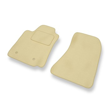 Tapis de Sol Velours adapté pour Alfa Romeo 159 I (2005-2011) - Premium tapis de voiture - beige