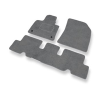 Tapis de Sol Velours adapté pour Citroen C4 Picasso II (2013-2018) - Premium tapis de voiture - gris