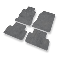 Tapis de Sol Velours adapté pour Honda Legend III (1995-2004) - Premium tapis de voiture - gris