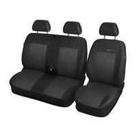Housses de siège sur mesure adaptées pour Ford Transit Custom Van (2012-2023) seulement les sièges avant - housse siege voiture - couverture siege - E3