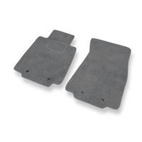 Tapis de Sol Velours adapté pour Nissan 370Z (2008-2020) - Premium tapis de voiture - gris