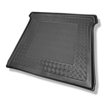 Tapis de coffre adapté pour Chrysler Voyager IV Monospace (04.2001-2007) - bac de coffre - protection de coffre voiture - derniere rangée de sieges démontée