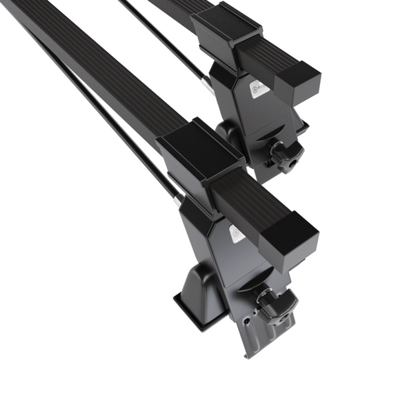 Barres de toit en acier adapté pour Hyundai Elantra mk III Berline (2003-2006) - Porte-Bagages de Voiture noir - toit normal