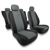 Housses de siège adaptées pour Hyundai Tucson I, II, III (2004-2019) - housse siege voiture universelles - couverture siege - X.R-G2