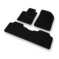 Tapis de Sol Velours adapté pour Citroen C5 I Break, Liftback (2001-2004) - Premium tapis de voiture - noir