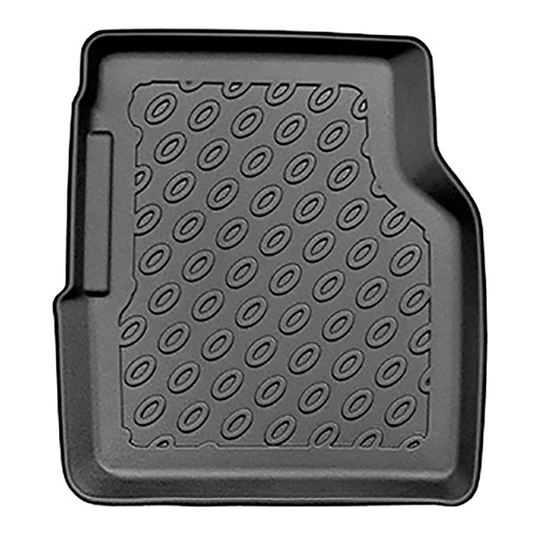 Tapis de sol en TPE adapté pour Jeep Compass II SUV (08.2017-....) - non pour version Plug-in hybride - tapis de voiture - noir