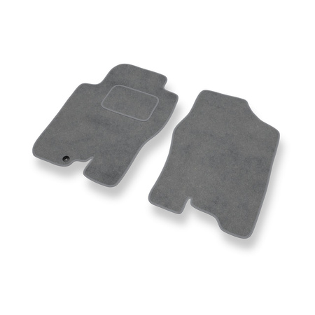 Tapis de Sol Velours adapté pour Nissan Navara D40 (2005-2014) - Premium tapis de voiture - gris