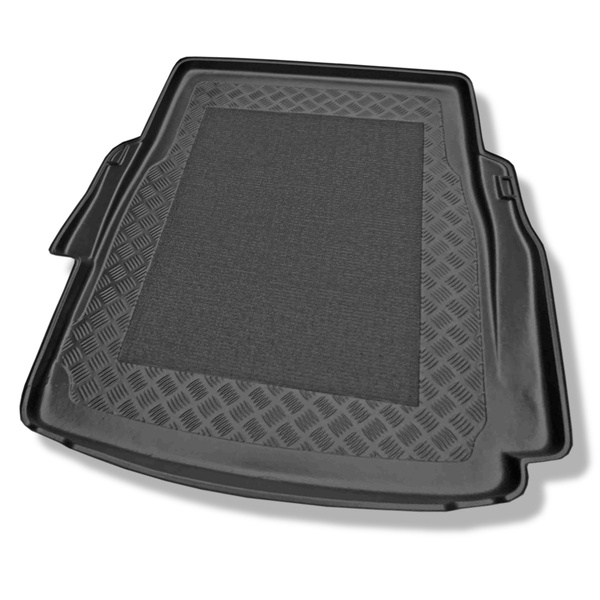 Tapis de coffre adapté pour BMW 5 E39 Berline (1996-06.2003) - bac de coffre - protection de coffre voiture - avec navigation et audio