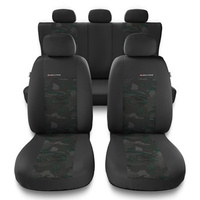 Housses de siège adaptées pour Hyundai Elantra III, IV, V, VI, VII (2000-....) - housse siege voiture universelles - couverture siege - UNE-GR