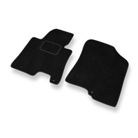 Tapis de Sol Velours adapté pour Kia Ceed II (2012-2018) - Premium tapis de voiture - noir