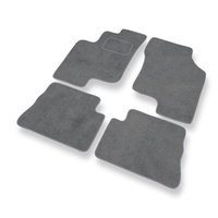 Tapis de Sol Velours adapté pour Hyundai Getz (2002-2008) - Premium tapis de voiture - gris