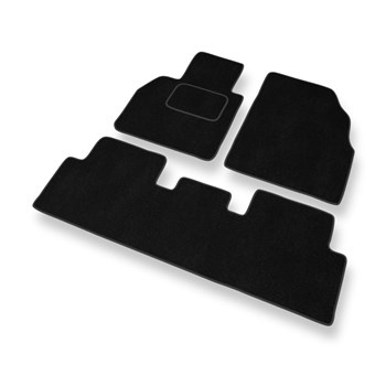 Tapis de Sol Velours adapté pour Renault Scenic II Monospace (2003-2009) - Premi