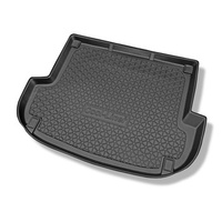 Tapis de coffre adapté pour Hyundai Santa Fe II CM SUV (04.2006-08.2012) - bac de coffre - protection de coffre voiture - 5 places