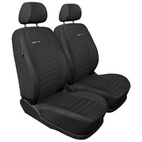 Housses de siège sur mesure adaptées pour Citroen Nemo Van (2007-2019) seulement les sièges avant - housse siege voiture - couverture siege - E4
