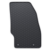 Tapis de sol en caoutchouc adapté pour Opel Corsa D Hayon (2006-2014) - tapis de voiture - noir - 4 pcs.