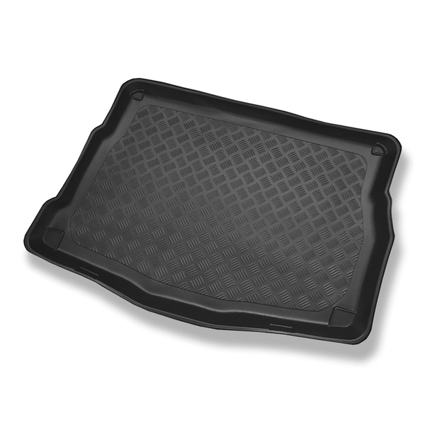 Tapis de coffre adapté pour Hyundai i30 II GD Hayon (02.2012-01.2017) - bac de coffre - protection de coffre voiture - coffre supérieur (derrière le rangement)