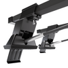 Barres de toit en acier adapté pour Chevrolet Lanos Berline (2006-2009) - Porte-Bagages de Voiture noir - toit normal