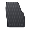 Tapis de sol en caoutchouc adapté pour Skoda Kamiq (2019-....) - tapis de voiture - noir