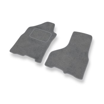 Tapis de Sol Velours adapté pour Dodge RAM IV (2009-2018) - Premium tapis de voiture - gris