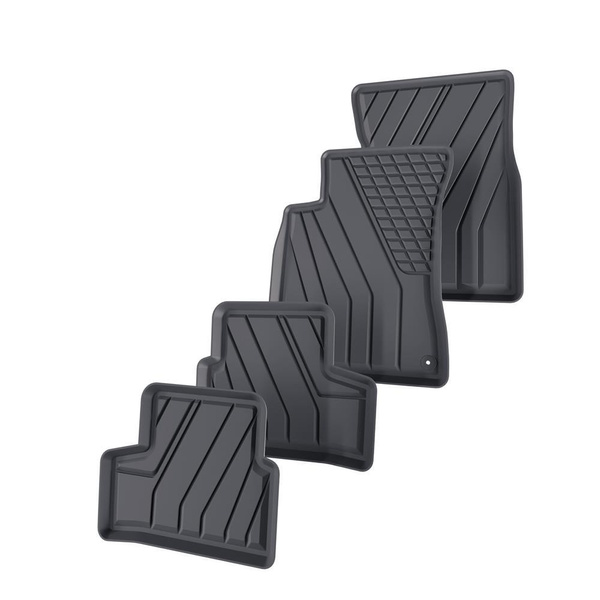 Tapis de sol en TPE adapté pour Mercedes-Benz GLA H247 SUV (2019-....) - tapis de voiture - noir