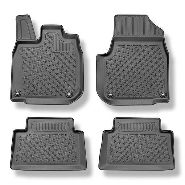 Tapis de sol en TPE adapté pour Honda e Hayon (03.2020-2024) - tapis de voiture - noir
