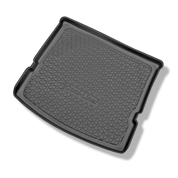 Kit tapis de coffre et tapis de voiture TPE PREMIUM pour: Ford S-Max II Monospace (09.2015-2023) - 7 places; 3me rangée abaissée