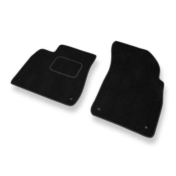 Tapis de Sol Velours adapté pour Audi Q7 II SUV (2015-....) - Premium tapis de voiture - noir