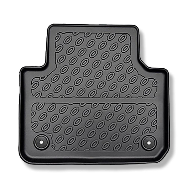 Kit tapis de coffre et tapis de voiture TPE pour: Volkswagen Touareg III SUV (07.2018-2023) - également pour les modèles avec rail de montage