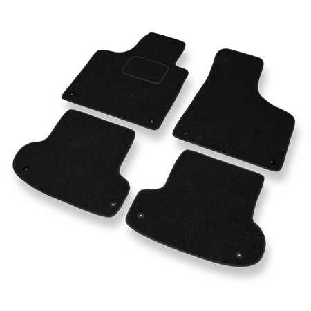 Tapis de Sol Feutres adapté pour Audi A3 II 8P (2003-2012) - tapis de voiture - noir